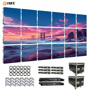 YAKE 4k Full Color Indoor P2 P3 Videowall Led Big Screen Display Projector Module Outdoor P1.9 P2.5 Giant Led Wall Display Panel