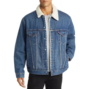 Hot Selling Men's Fashion Denim Jackets High Quality Autumn Winter Letter Pattern Jacket Wholesale