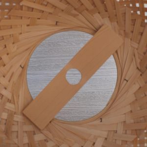 Chinese-style Handcraft Weave Bamboo Lampshade Woven Bamboo Lamp Ceiling Light
