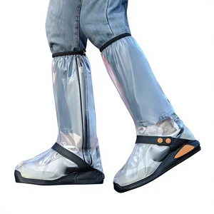 Wholesale Factory Direct Waterproof Shoe Covers Reusable Rain Protectors with PVC Insole Lightweight Anti-Static Overshoes