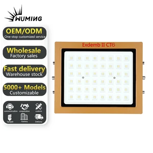 200W Explosion Proof Light ATEX CE Certified LED Flood Lamp for Oil Gas Chemical Factories Waterproof IP66 50,000 Hours Lifespan