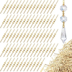Belight 1000 Pcs Modern Bow Tie Crystal Connectors (Metal) for Chandelier/Lamp/Ceiling Light-Halloween Theme Replacement Parts