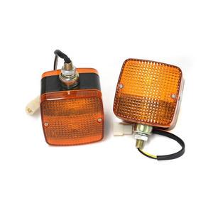 12V/24V/48V(85*85) Forklift Square LED Front Turn Signal Light Double Face Warning Indicator Lamp Amber/Orange IP65 1 Year