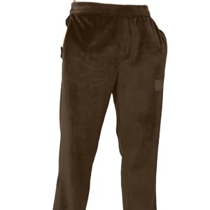 Men's Casual Corduroy Pants with Custom Loose Fit Bottom Wholesale Regular Trousers