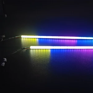 Ultra-thin Phantom Color APP Control Daytime Running Light Flexible Waterproof Strip 30cm 45cm 60cm OEM ODM Atmosphere Lamps