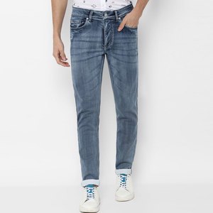 Breathable Lightweight Plus Size Casual Men's Canvas Jeans Slim Fit Cargo Pants Button Fly Closure Eco-Friendly Quick Dry