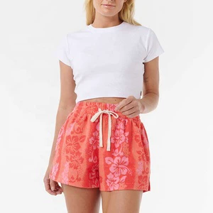 Summer Terry Shorts for WomenSoft Breathable Relaxed Fit Casual Bottoms for Hot Weather