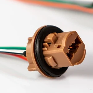 Factory T20 Double Plastic Car Halogen Bulb Socket Adapter 12v Led Bulb Socket Best Quality