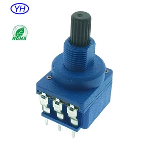 YH 20years Customized Professional Manufacturer dimmer Switch Potentiometer With Push Push Switch 10k 200K 250K 500K 1M OHM
