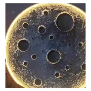 Moon Wall Lamp Modelling Meteor Crater Villa Courtyard Garden Light 3D Three-dimensional Moon Wall Lamp Decoration