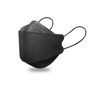 CE Certified Disposable Medical Mask 5-Layer Anti-Dust KN95 Protective Face Mask in White Black Non-Woven Fabric Wholesale