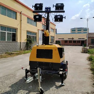 8 Meters Hydraulic Light Tower Light Telescope Mast Outdoor Led Light 7KW