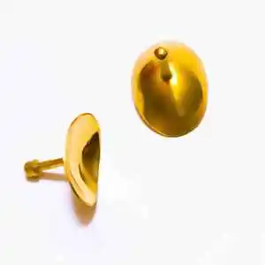 Comfortable Handle Metal & Stainless Steel Surgical Eye Shield with Silicone Full-Frame Chemical Resistant Laser Protection