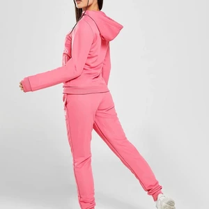 Wholesale Custom Fashion Casual Ladies Women Zip up 2 Piece Set Tracksuit Sweatsuits Set