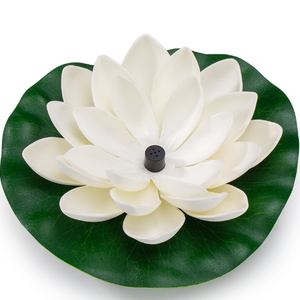 Solar Lotus Flower Outdoor Pool Floating Light Solar Lotus Fountain