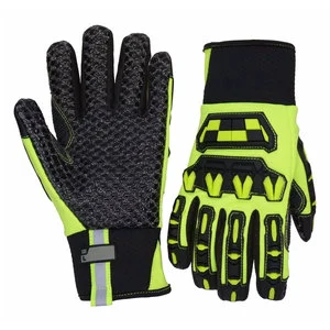Impact Resistant Mechanic Gloves Safety Work Gloves Touchscreen Heavy Duty Anti Slip Protective Industrial Construction Gloves
