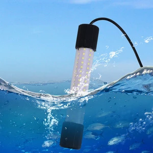 12-24V 15W 13W LED Fishing Light 126 LED IP67 Fish Luring Light Green Blue Yellow White Light Fish Gathering Lantern