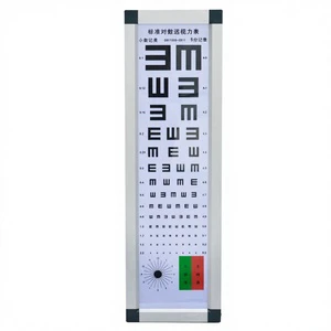 MEDEASE Standard Logarithm Wall-mounted Eye Chart Light Box ME-EC-03 5m Long Professional For Equipment 2-Year