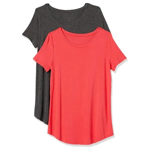 Streetwear Womens Fashionable Plus Size Casual T-Shirts High Quality Branded Logo Print Tshirt Supplier From Bangladeshi Factory