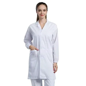 H-1120 Custom Men's Long Sleeve White Robe Doctor Safety Product Thick Lab Coat Other Security Products