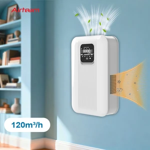 Smart Energy Recovery Positive Pressure Fresh Air Ventilation System With Hepa Filters