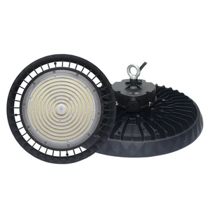 Super Bright 150lm/W LED UFO High Bay Light Custom Smart 0-10V or Dali Dimming 100W 150W 200W 300W Industrial LED Hightbay Light