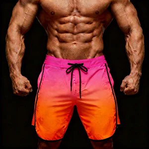 Custom Quick Dry Beach Shorts Mens Fitness Bodybuilding Swimwear Perfect for Training Swimming and Outdoor Sports