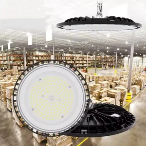 100W 150W 200W 300W LED High Bay Light IP65 Waterproof UFO DOB High Bay Lamp Three Years Warranty for Warehouse Factory Workshop