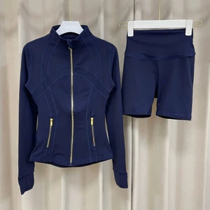 Fitness & Yoga Wear Aloe Yoga Set Women'S Jacket High Waist Define Jacket Women Sports Tracksuit for Women Yoga Legging Top
