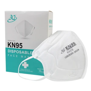 3Q Ready to Ship Wholesale Cheap Price High Quality 5 Ply White Folded Protective Mask Facemask Mascarilla Kn95