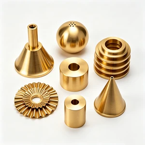 Professional OEM Manufacturer Precision CNC Machining Brass Lighting Components for Commercial Stage Lighting Durable Metal Part
