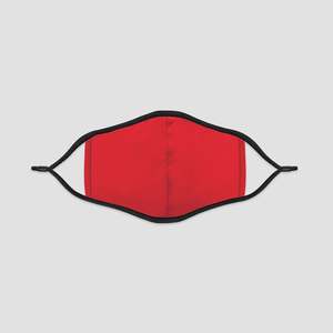 Adult 99% Filtration Multi-color Scarlet Red/Slate Grey Protective Cotton Masks