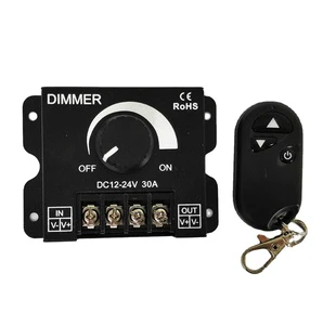 Stepless Dimming with Automatic Memory Function 12V LED Dimmer Manual Switch