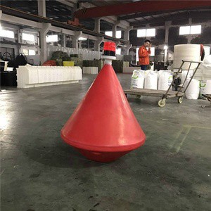 Plastic Foam Filled Small Floating Solar Light Navigation Marker Warning Beach Buoy with Light