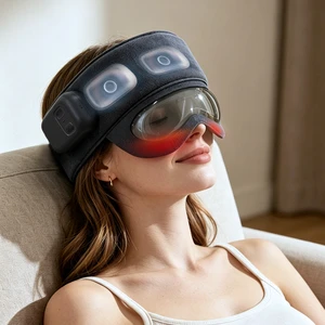 Factory Custom New Product Light Breathable Air Bag Massage To Relieve Head Fatigue Eye Massager With Heat Compression