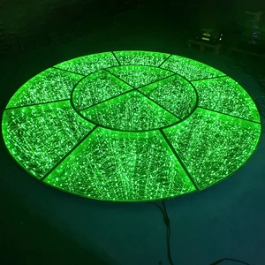 Factory Direct Sale Customizable 3d Effect Star Light Led Dance Floor for Wedding Party