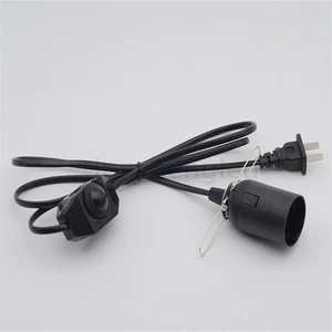 Animal Breeding EU Plug E27 Holder for Pet and Heating Lamp Cable Power Cord with Switch