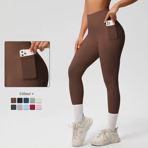 Custom Logo Soft High Waisted Yoga Leggings Ladies Women Tight Pants for Athletic Running Leggings