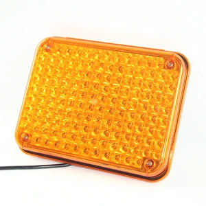 New Red and Blue Flash Security Lights for Guard Duty Security Rooms Square Strobe Warning Lights