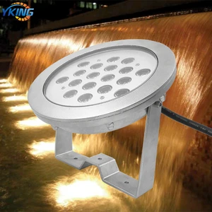 316L Stainless Steel IP68 Waterproof Outdoor Waterfall DMX RGB Pool Music Dancing Fountain Led Underwater Projection Light
