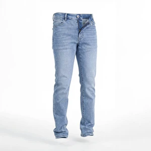 New Fashion Men Light Blue Slim Fit Jeans Stretch Cotton Denim Trousers Casual Straight Business Male Soft Denim Pants