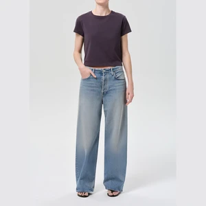 Women Pure Cotton Baggy Jeans Wide Leg Low Rise Denim Trousers Washed 90s Vintage Streetwear Relaxed Fit Apparel OEM Custom