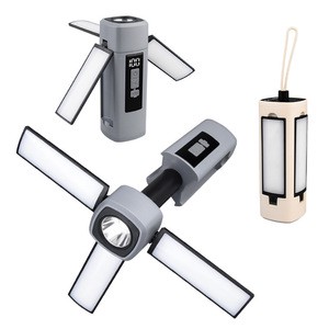 New Outdoor Multifunctional Rechargeable Telescopic Foldable Camping Lamp with Hanging Function for Tent and Campsite Use