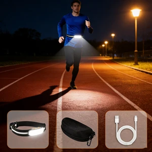 1000LM LED Waist Lamp High-Vis Reflective IP44 Waterproof Remote Control, Rechargeable 5.5-8.5H For Night Running