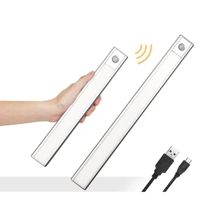 200mm Rechargeable PIR Sensor Hand Scan Touch LED Wall-Mounted Cabinet Light PC Shade Modern Design Multi-Temperature