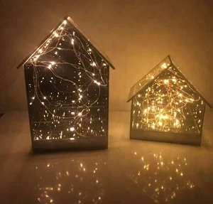 2018 Latest Design House Shape Led Infinity Light Decorative Box