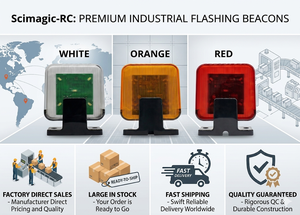 AC/DC12V-256V Universal Outdoor LED Signal Alarm Light Strobe Flashing Light Wall Mount Emergency Warning Lamp