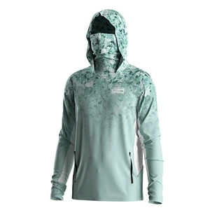 Light Weight Hooded Fishing Shirt for Ultimate UV Protection UPF50+ Quick-Dry Technology and Comfortable Fit