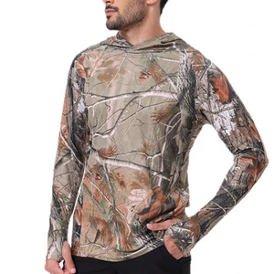 Spring Summer Outdoor UV Resistant Breathable Ice Silk Hooded Long Sleeved Sun protection Clothing