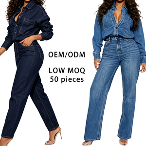 Wide Leg Vintage Overalls Women Loose Fit Cotton Blend Jumpsuit Casual One-Piece Suspender Pants Streetwear
